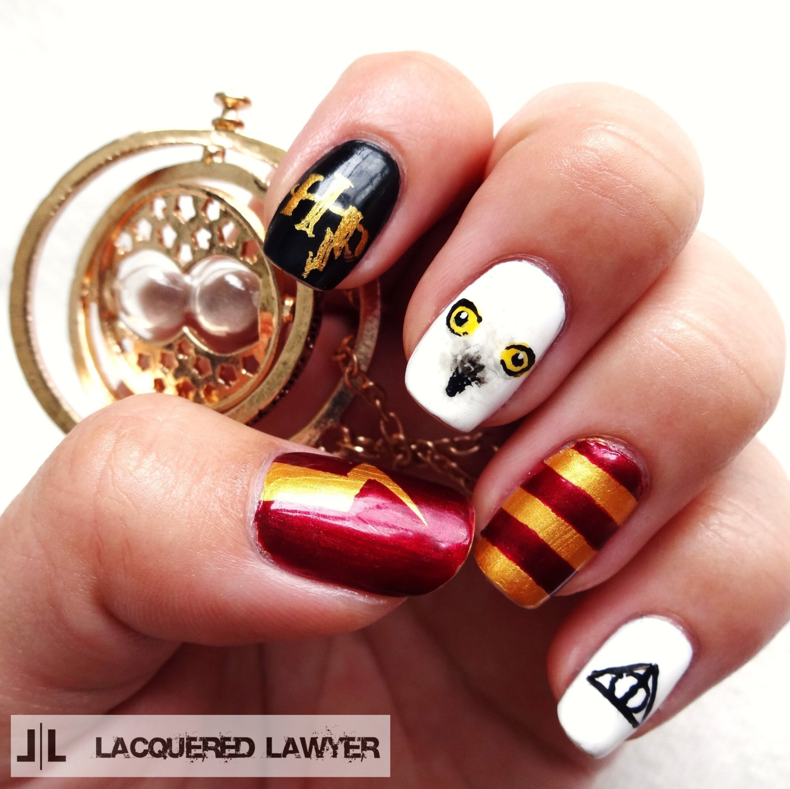 Harry Potter Decorated Nail