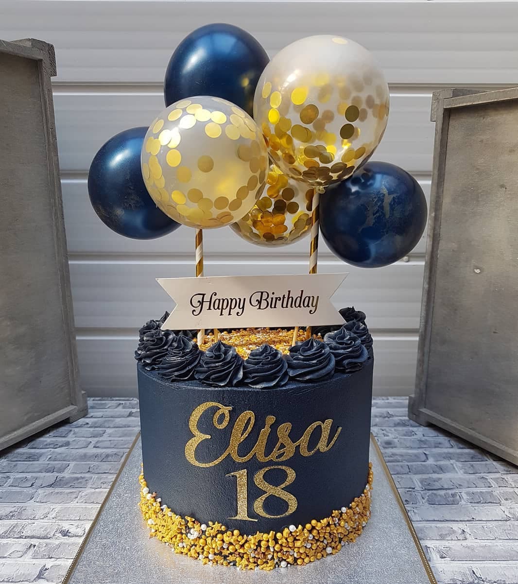 Balloon Decorated Cake