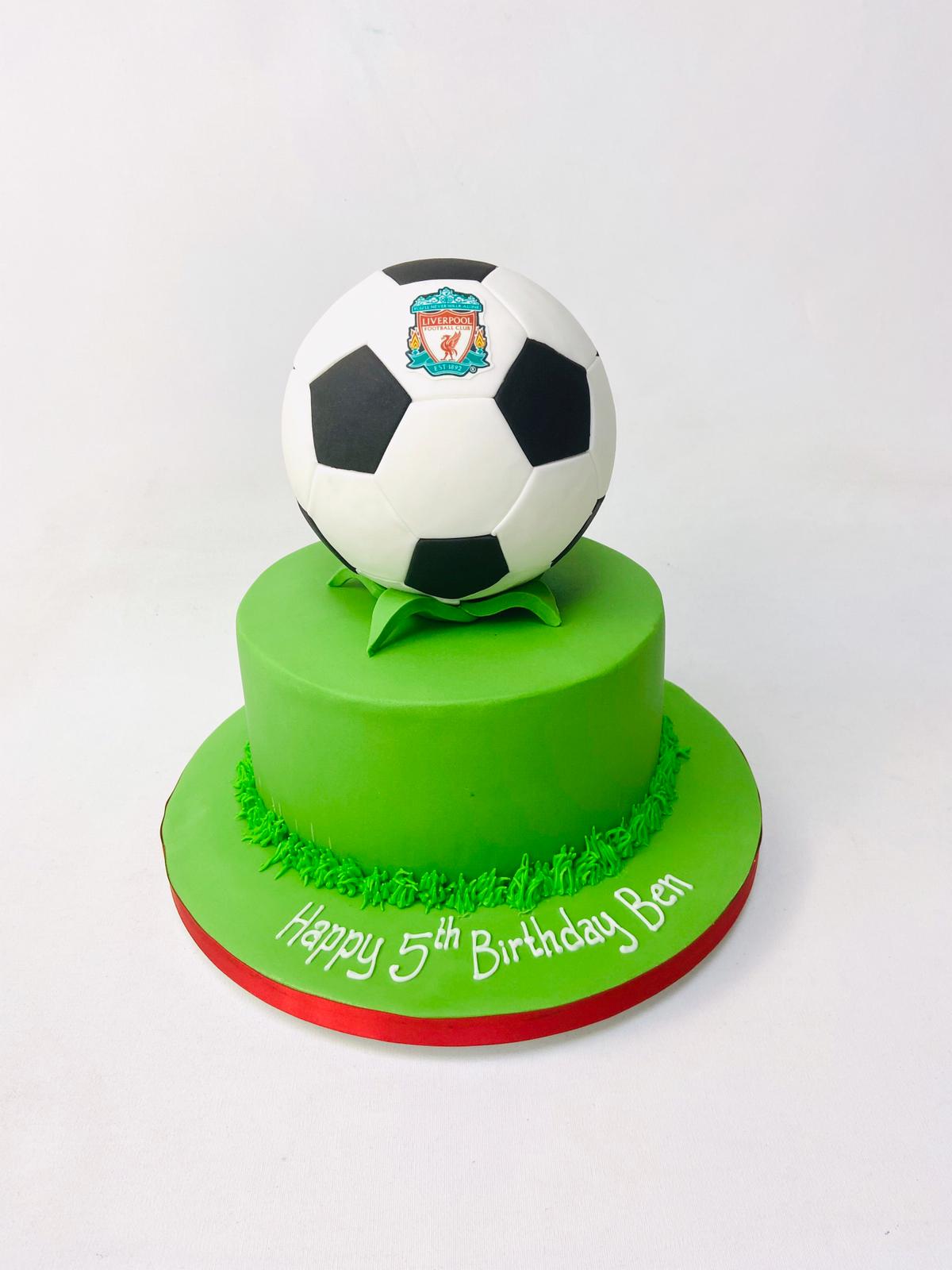 Decorated Football Cake