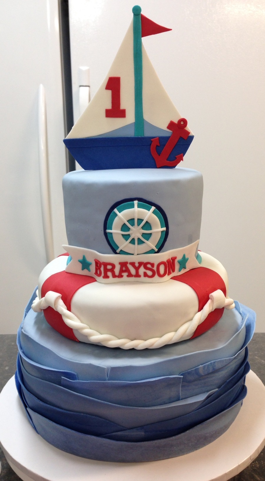 Sailor decorated cake