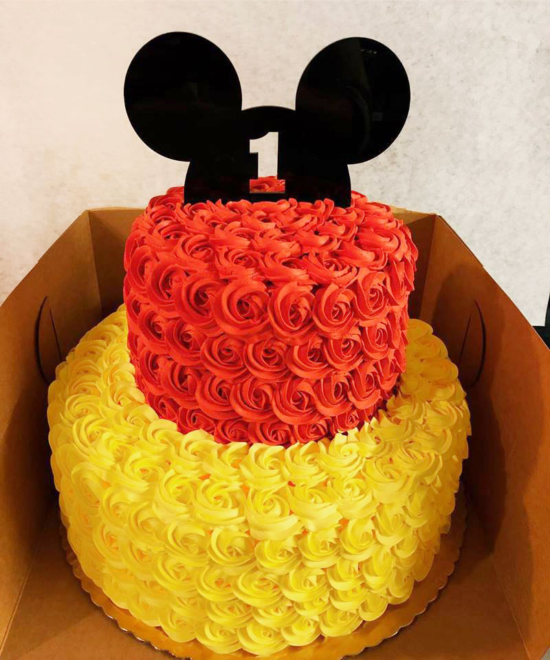 Mickey decorated cake