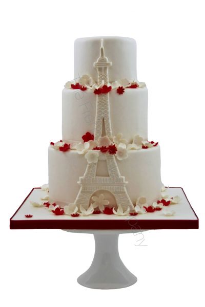 Paris decorated cake