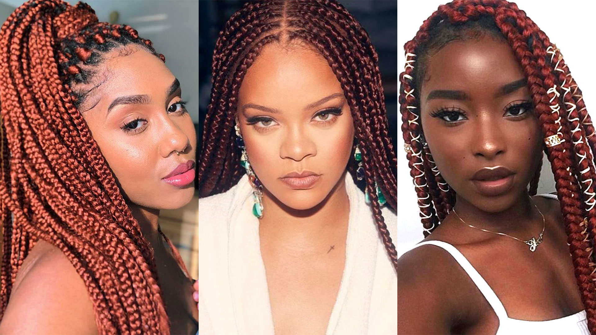 Box Braids Red