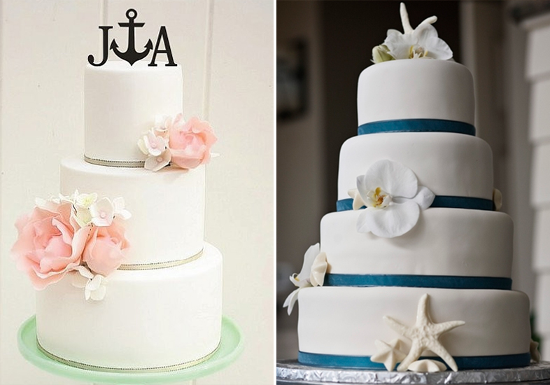 Bolo de Casamento na Praia