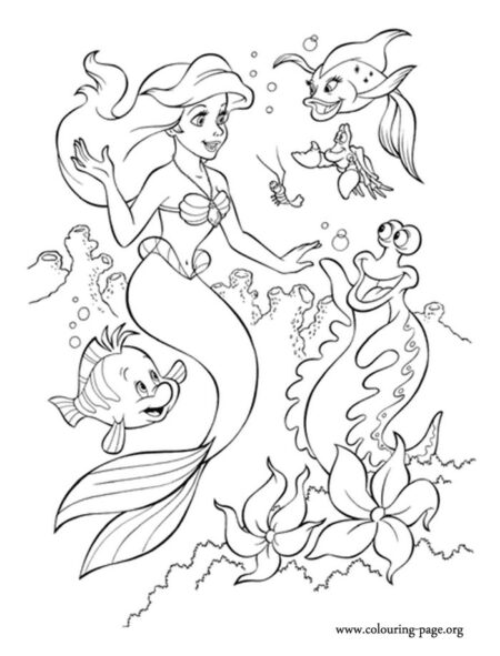 desenho-para-colorir-ariel