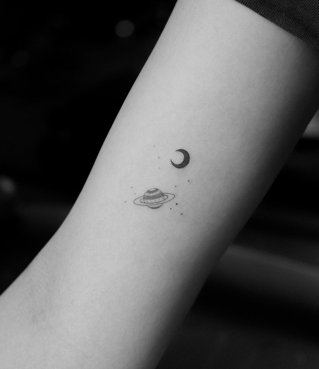 moon tattoo