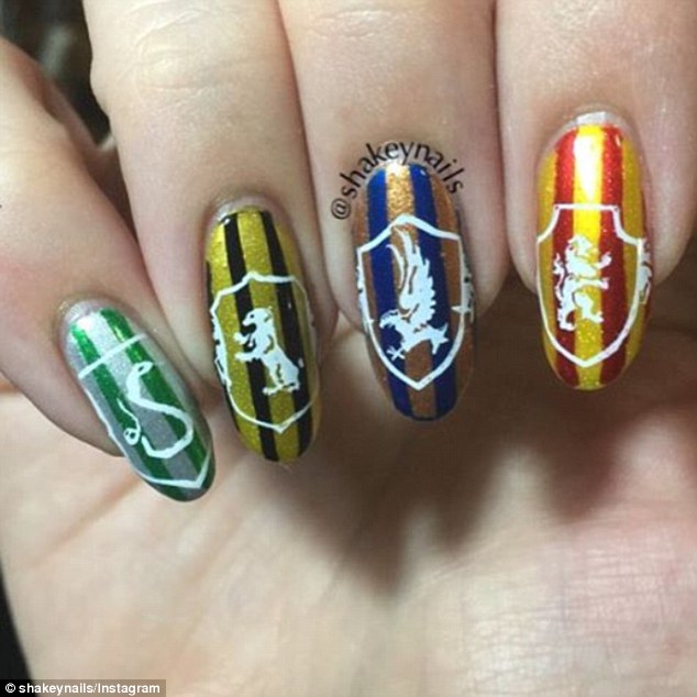 Harry Potter Decorated Nail