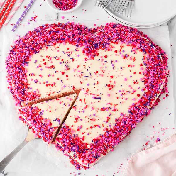 Heart Decorated Cake