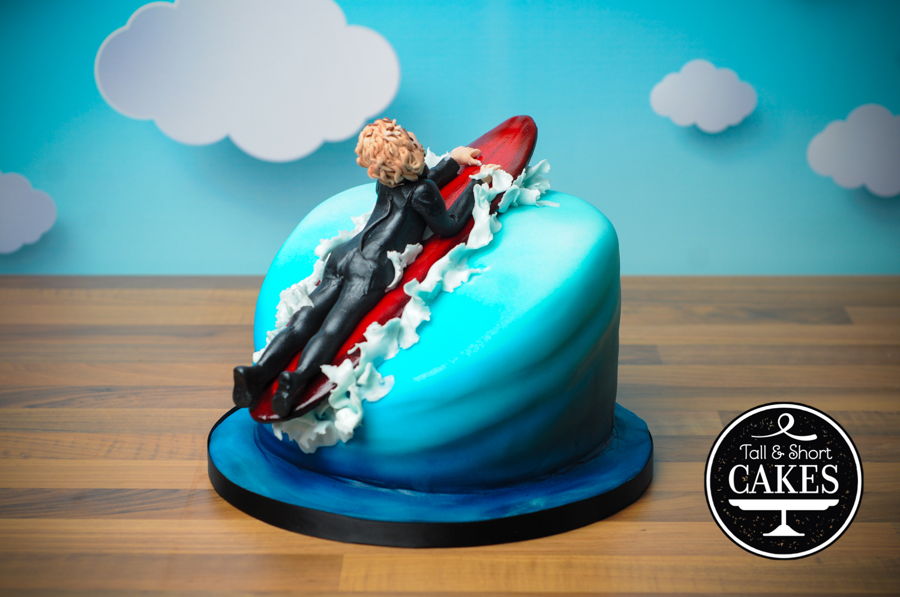 Decorated Surf Cake