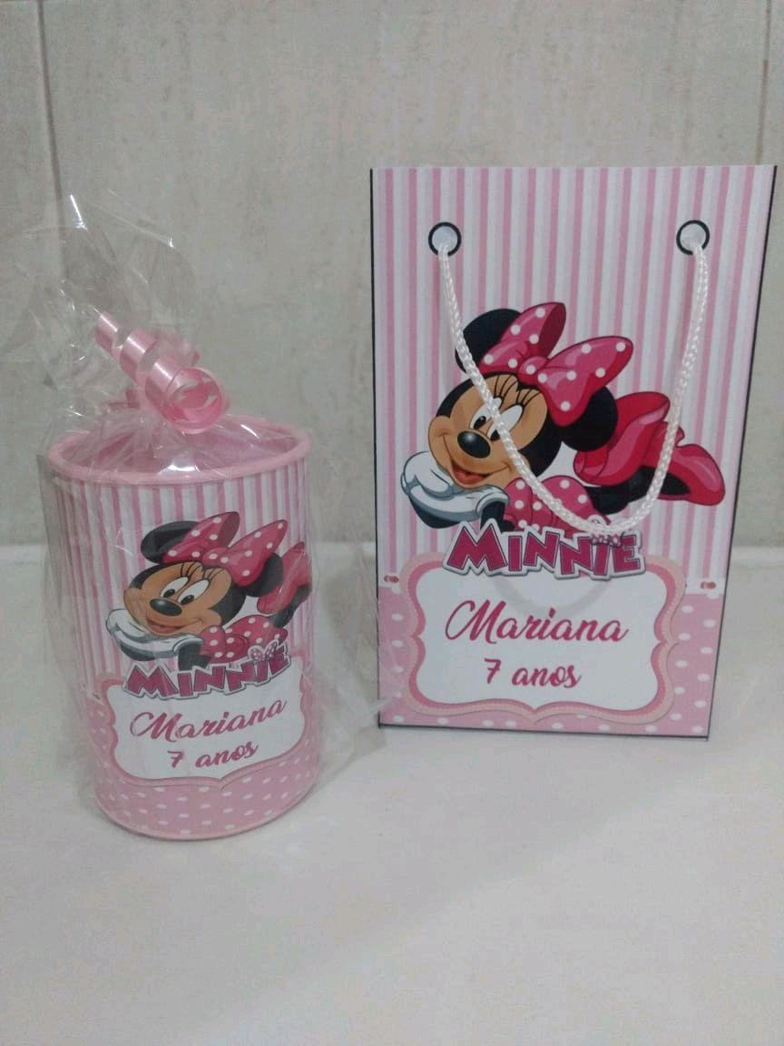 site:elo7.com.br Lembrancinha Minnie Rosa