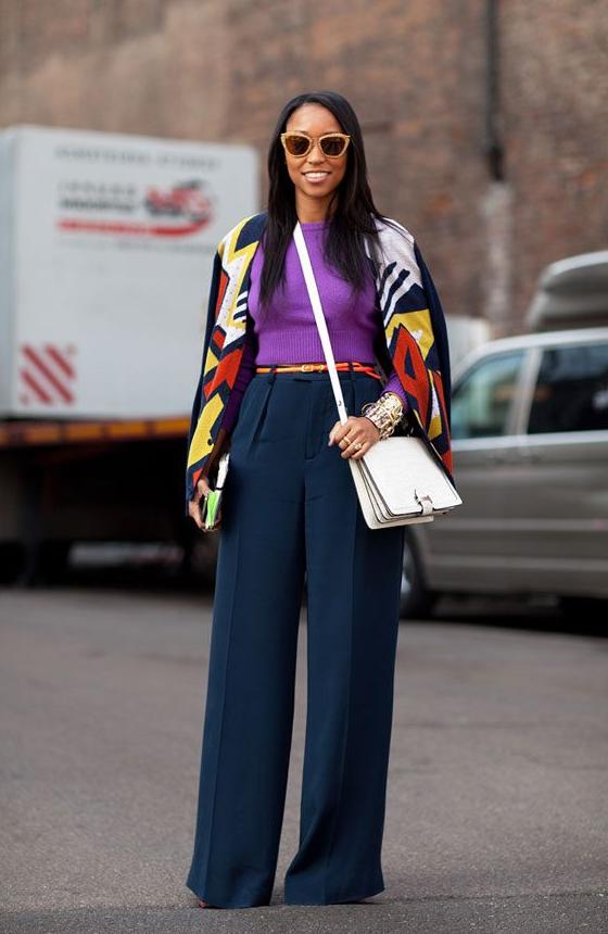 Fashion Look with Women's Wide Leg Pants