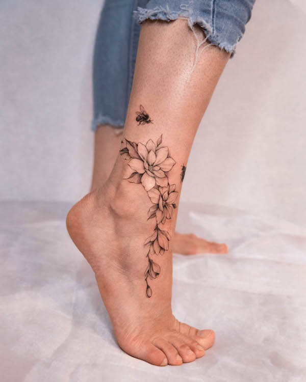 tattoo on foot