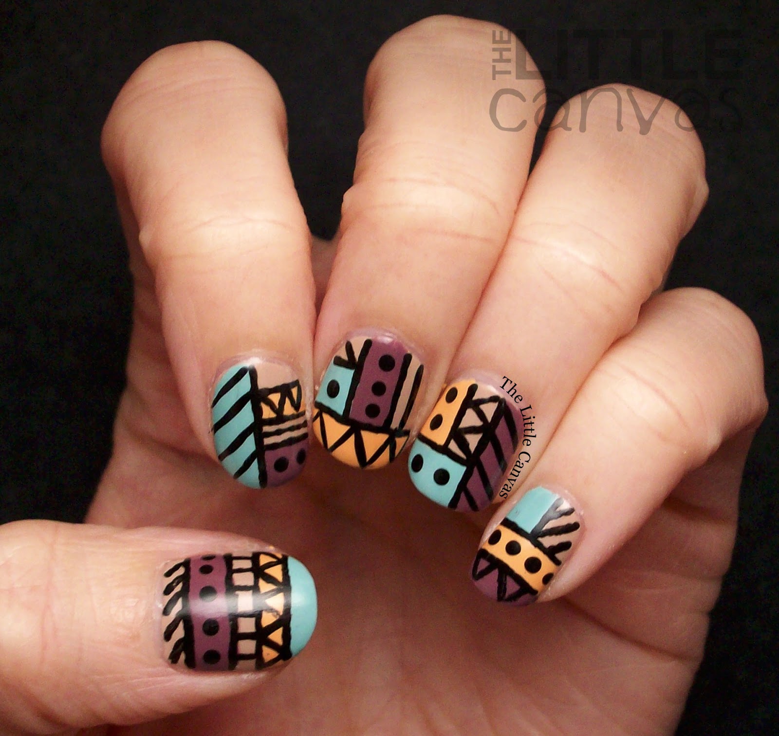 Ethnic Decorated Nail