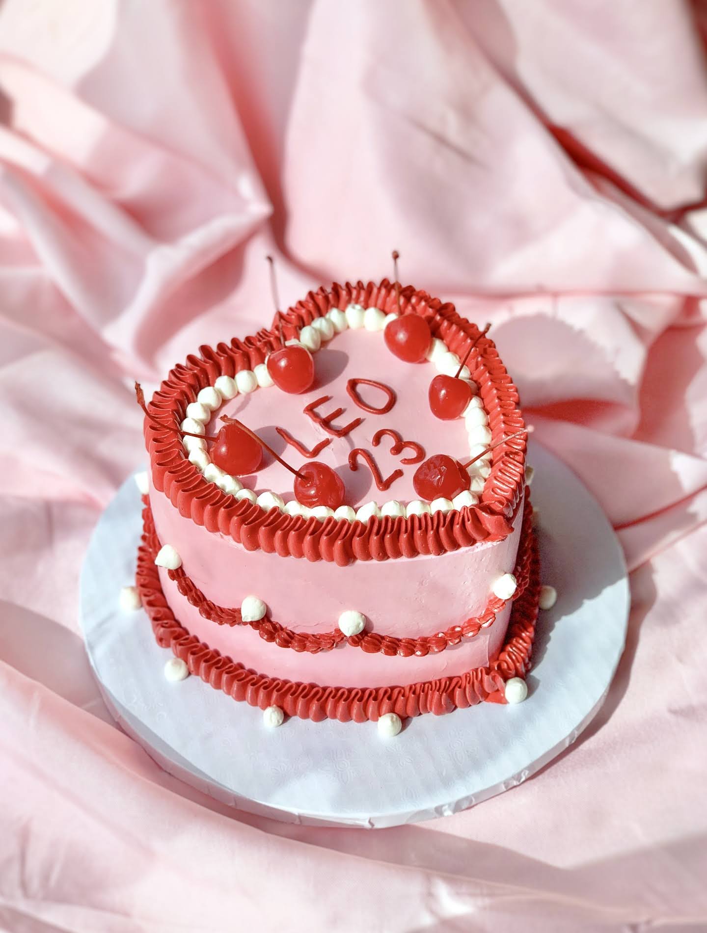 Heart Decorated Cake