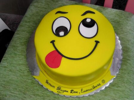 Decorated Emoji Cake