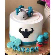 Bodybuilding Decorated Cake