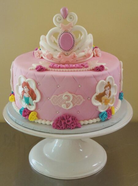 Disney Princess Decorated Cake