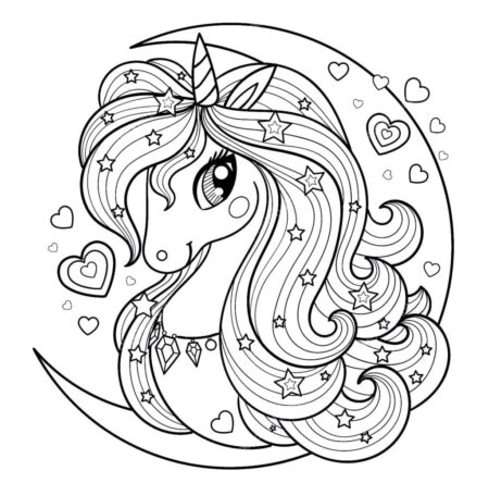 desenho-para-colorir-unicornio