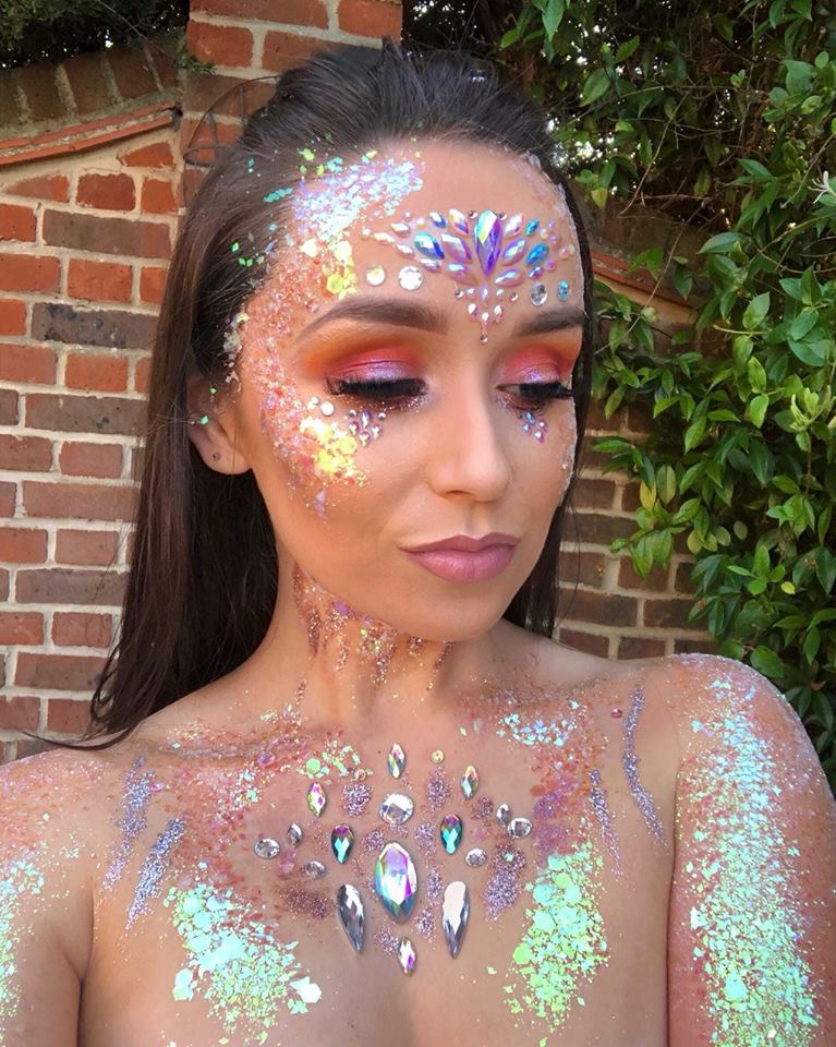 Makeup With Glitter