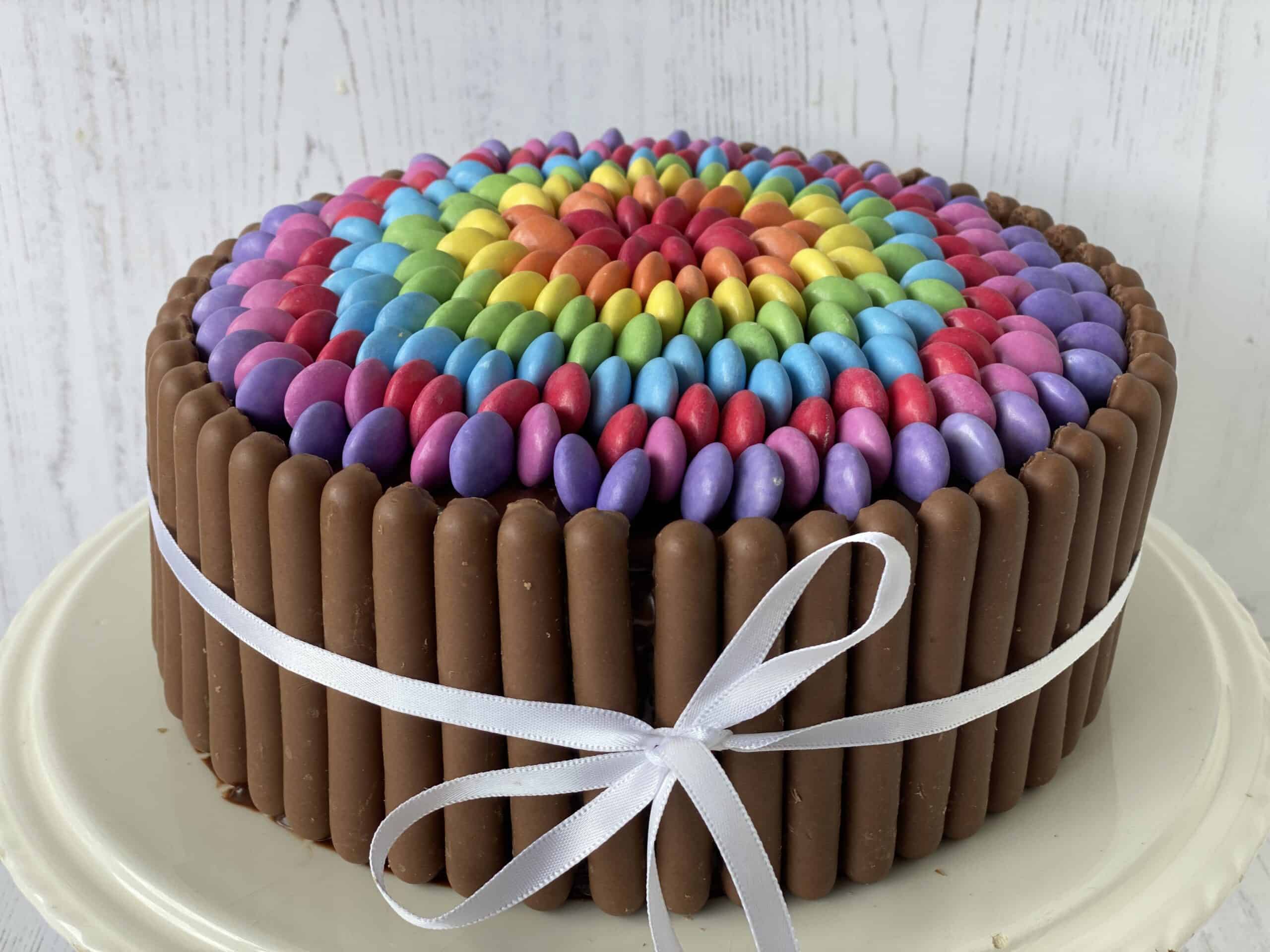 Decorated Chocolate Cake