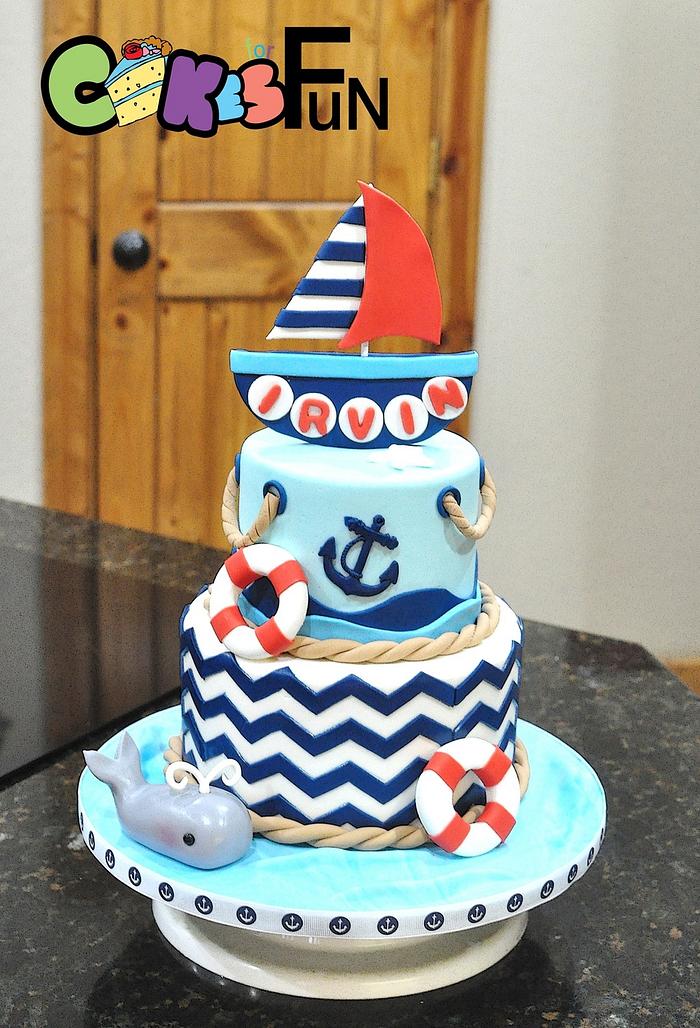 Sailor decorated cake