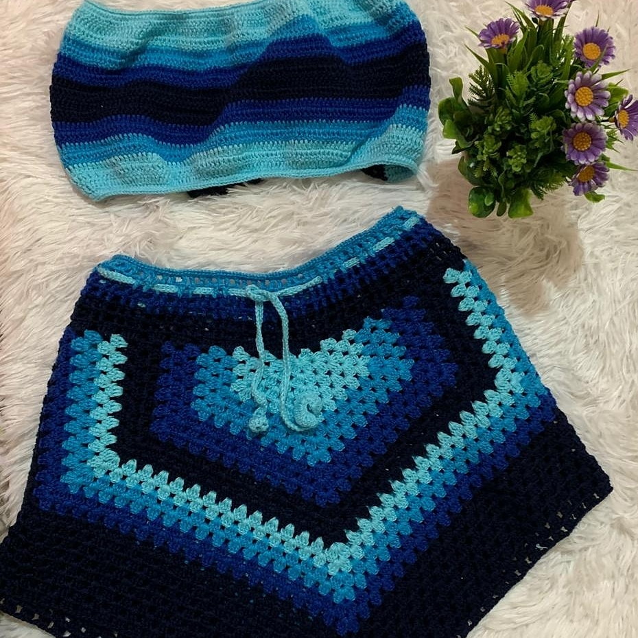 site:elo7.com.br Conjunto De Croche