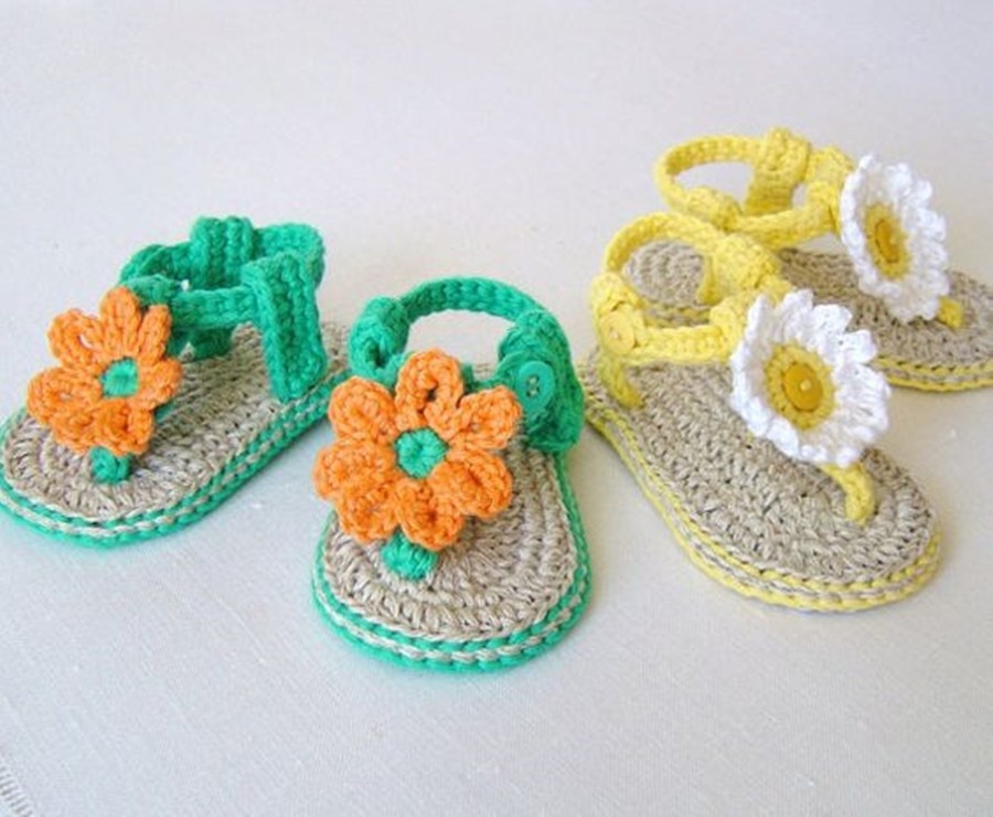 Modelos de Sandalinha De Croche Para Bebe