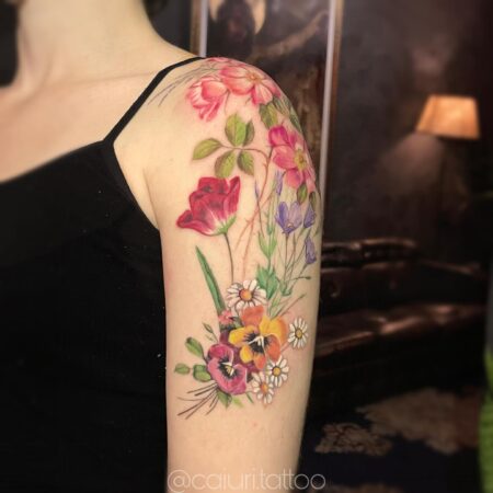 tatuagem-feminina-floral