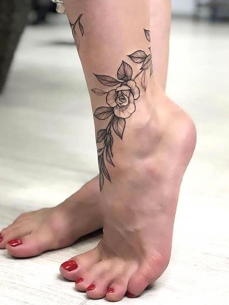 tattoo on foot