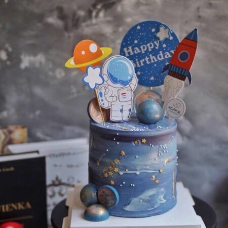 Astronaut Decorated Cake