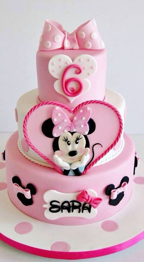 Minnie Decorated Cake