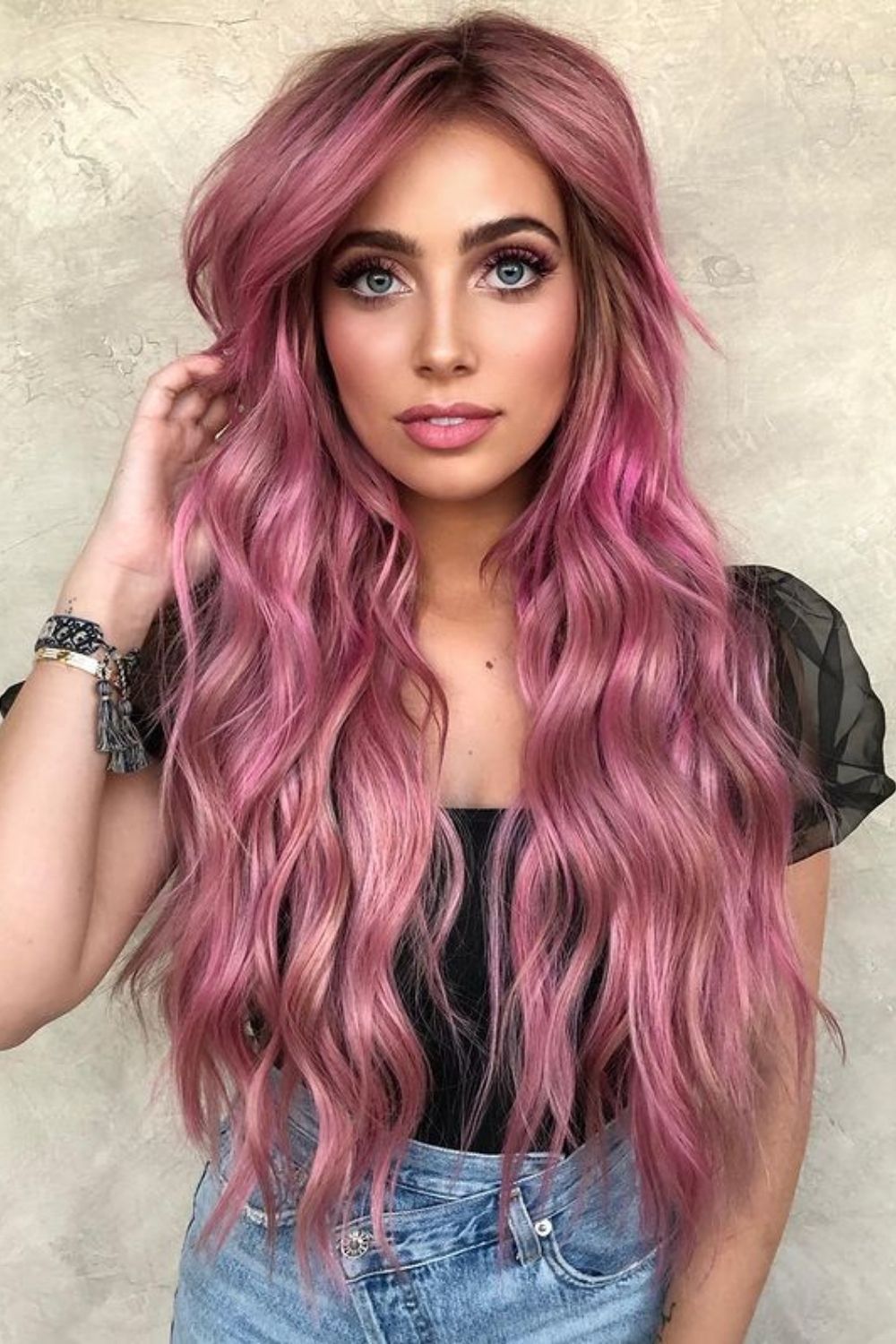 Pink hair