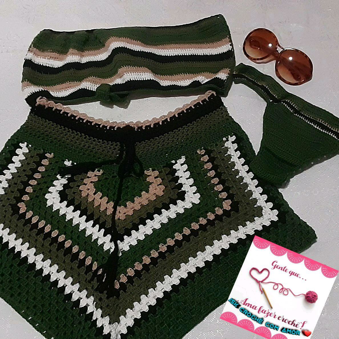 site:elo7.com.br Conjunto De Croche