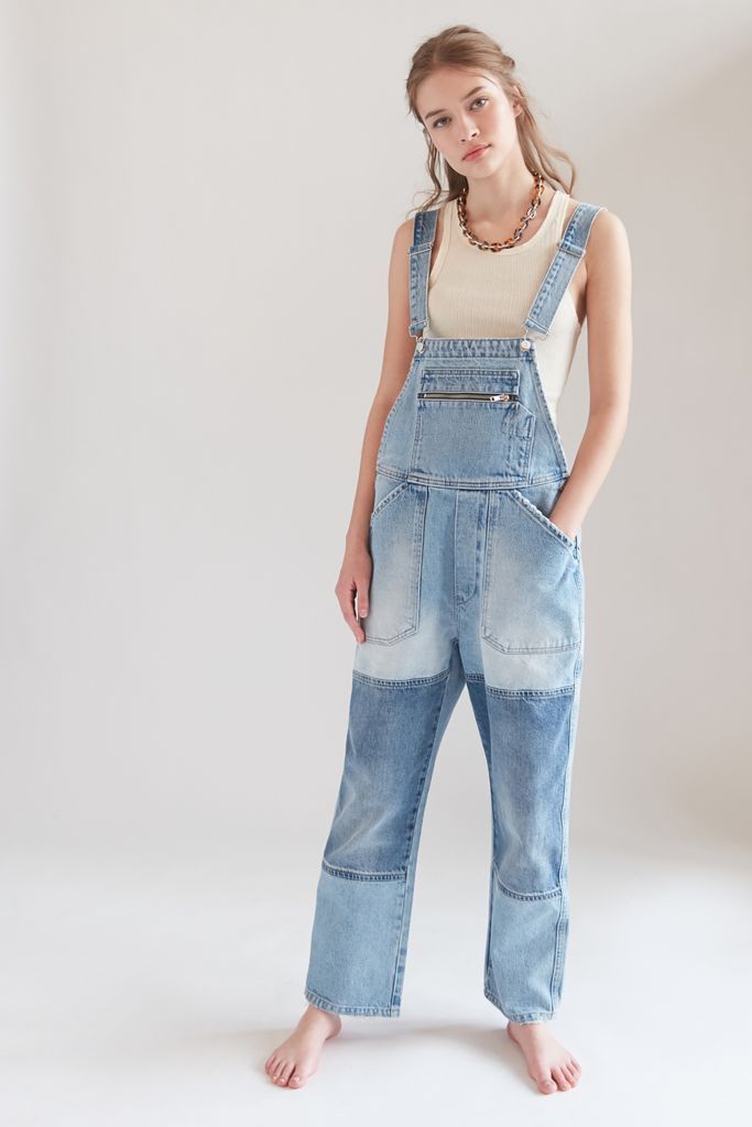 Fashion Look with denim overalls