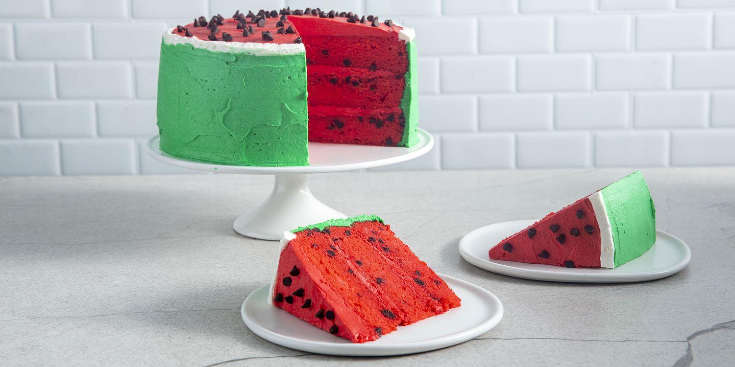 Watermelon Decorated Cake