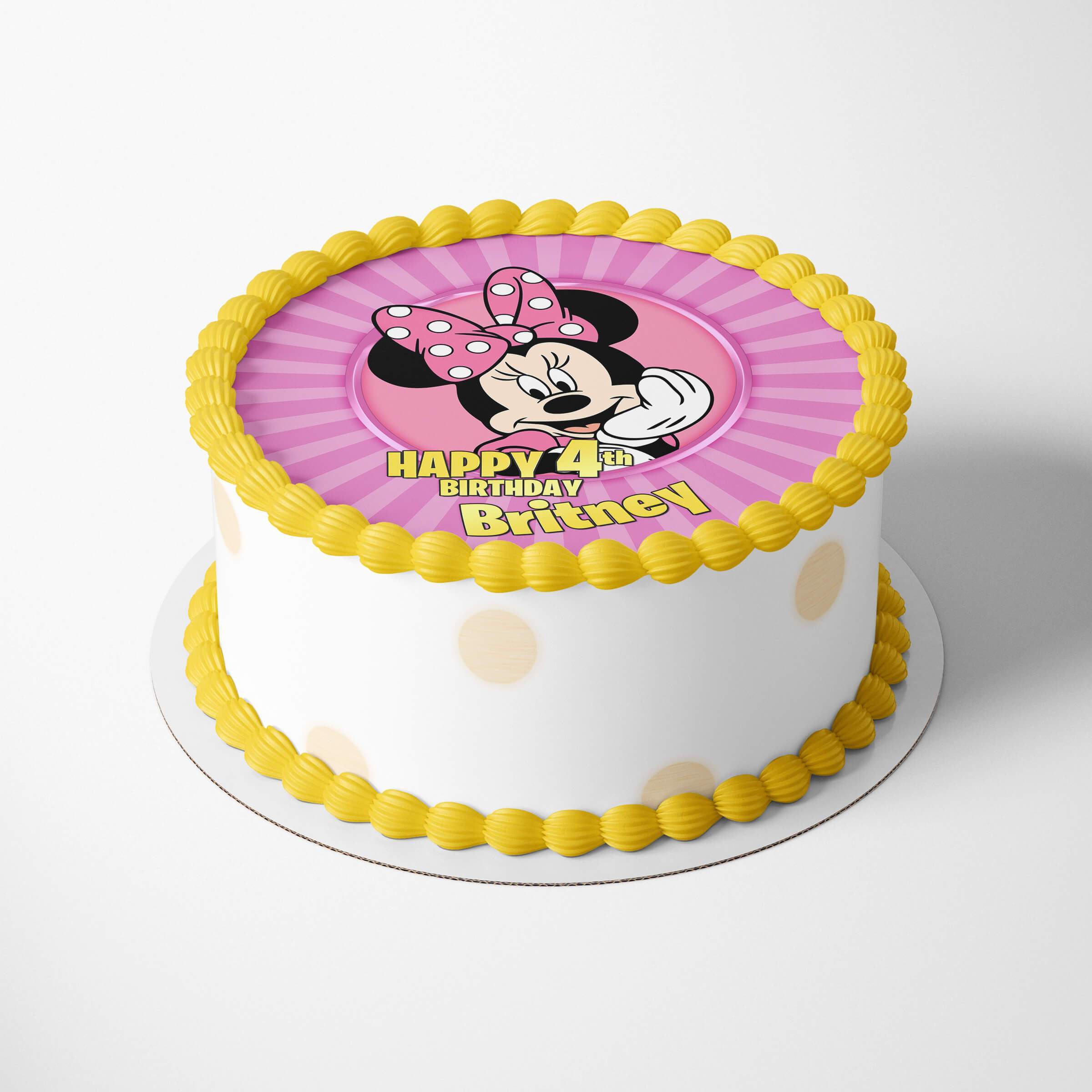 Minnie Decorated Cake