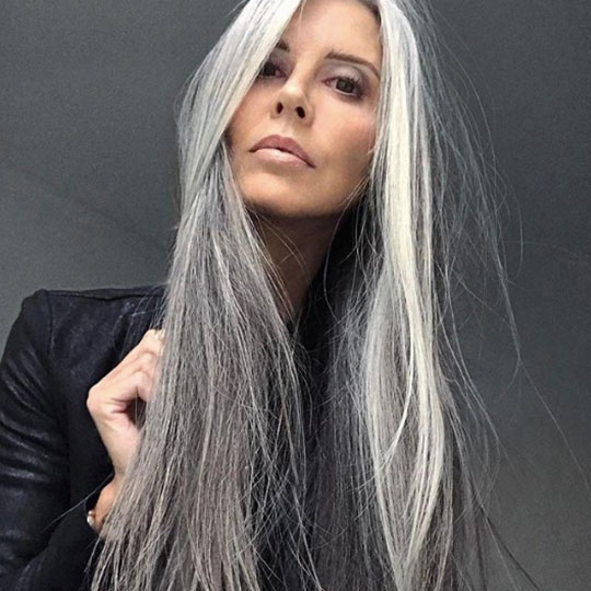 gray hair