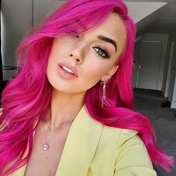 Pink hair