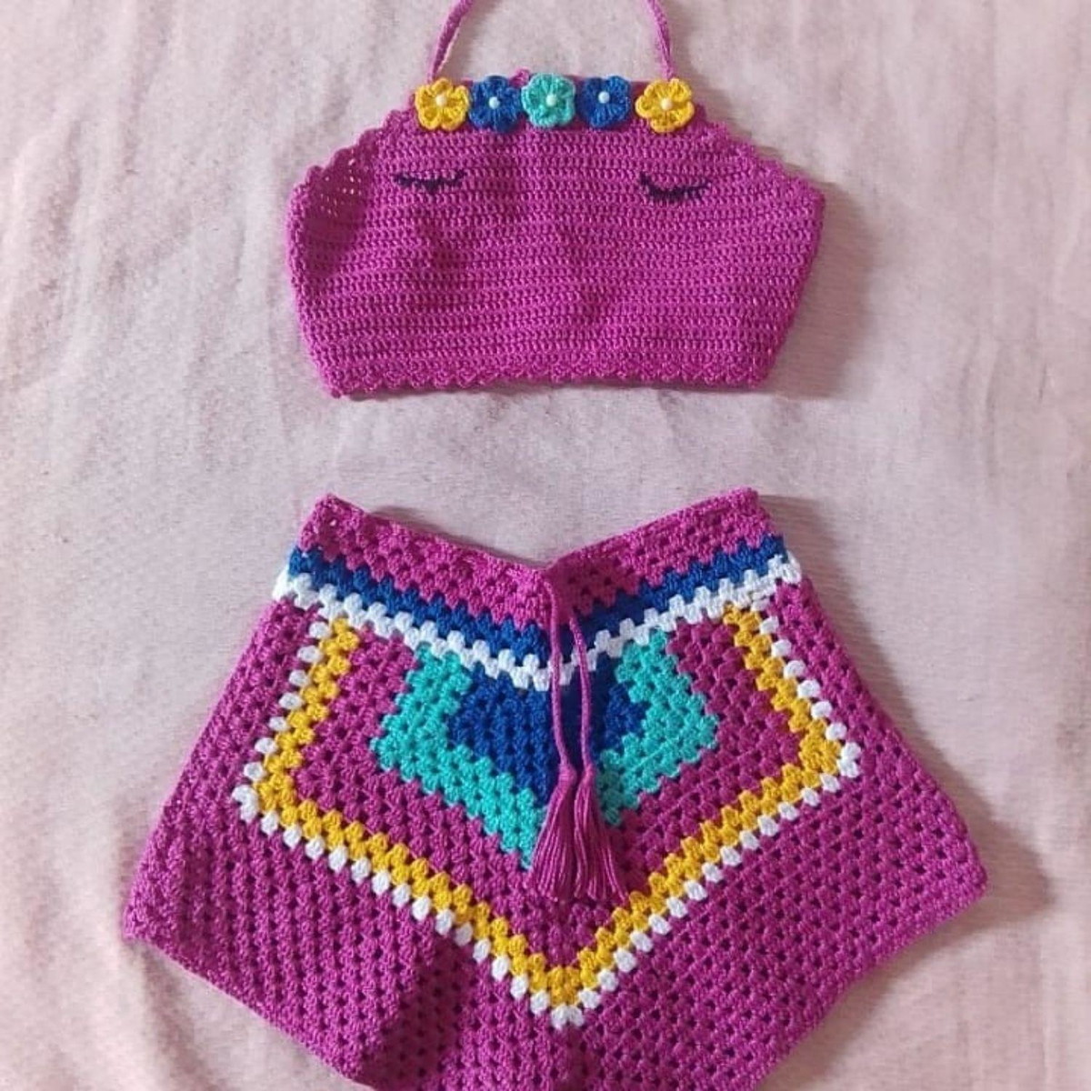 site:elo7.com.br Conjunto De Croche