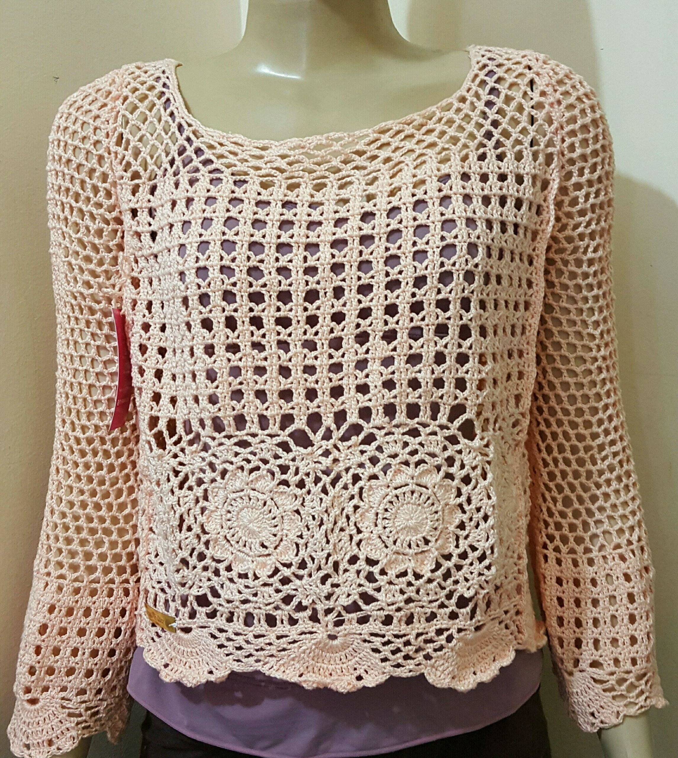 blusa-de-croche-manga-longa