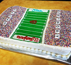 Football Field Decorated Cake