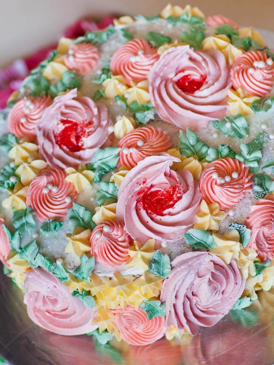 Flower Decorated Cake