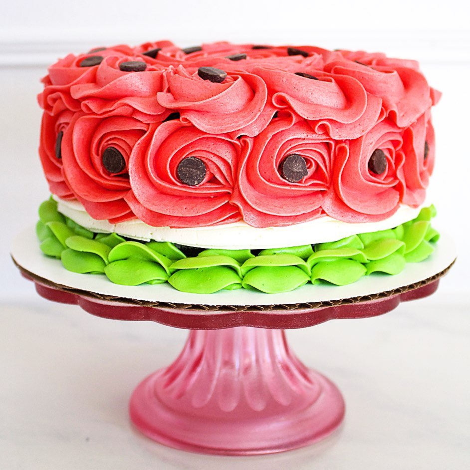 Watermelon Decorated Cake