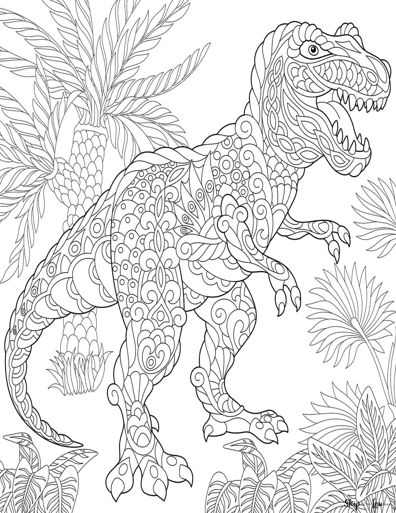 desenho-para-colorir-dinossauro