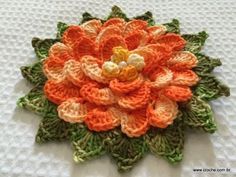 Modelos de Flores De Croche Para Aplicacao