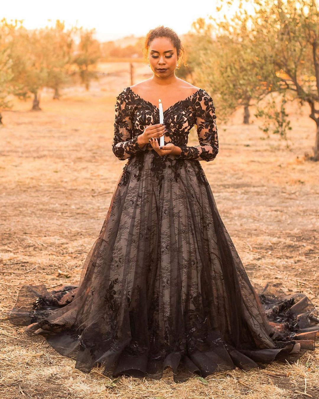 Black Wedding Dress