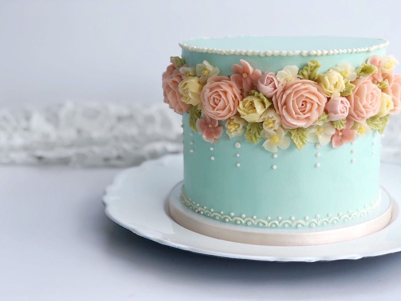 Flower Decorated Cake