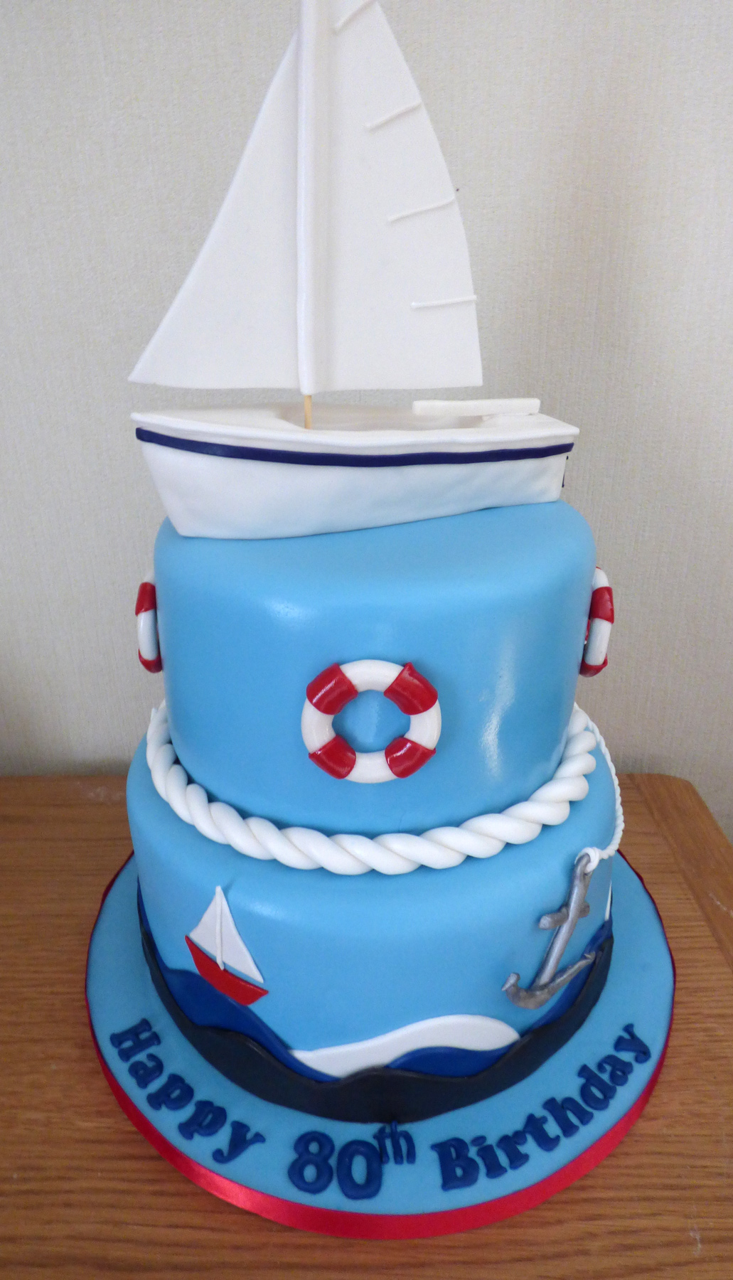 Sailor decorated cake