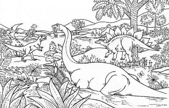 desenho-para-colorir-dinossauro