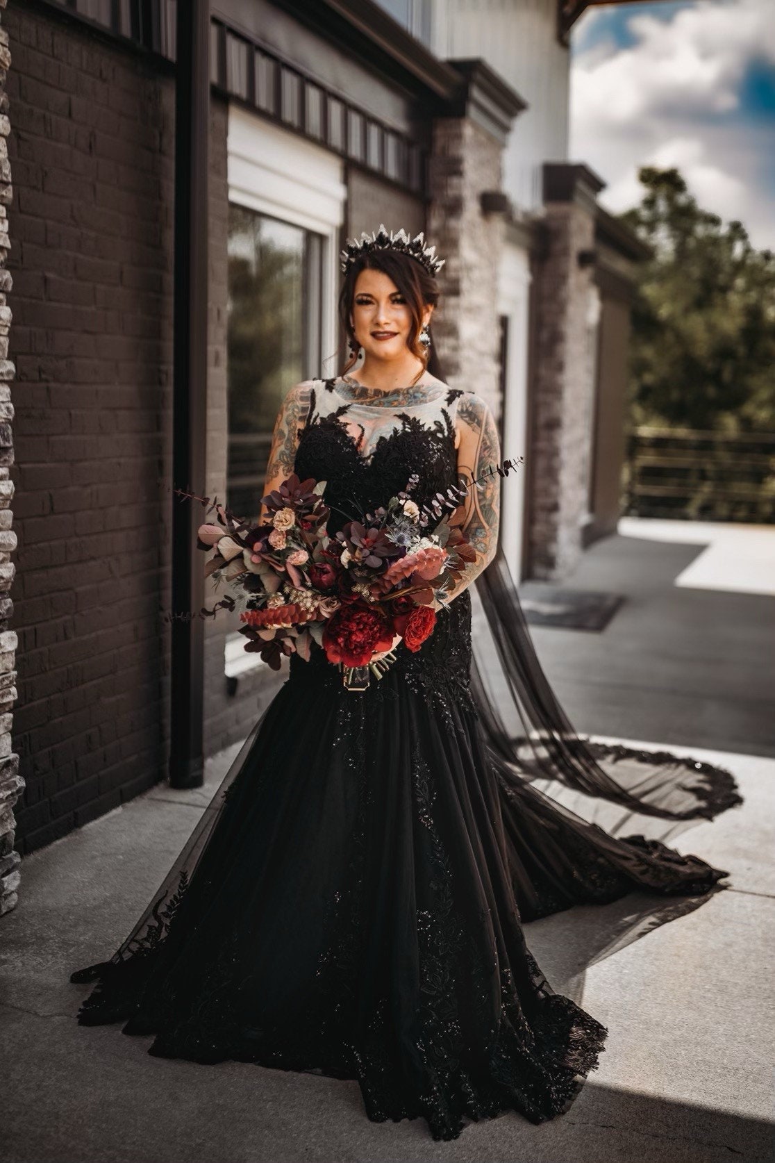 Black Wedding Dress